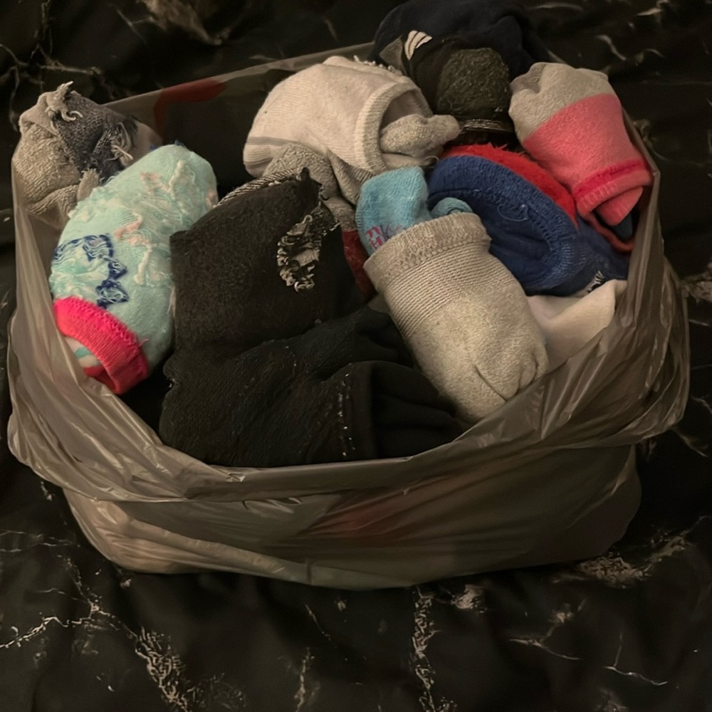 Mystery bag of clean socks (GAG gift)